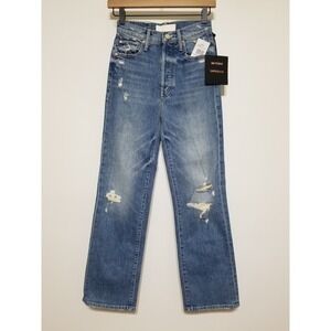 MOTHER The Rambler Ankle Jeans Holy Melancholy Distressed NWT Size 24 29 $278